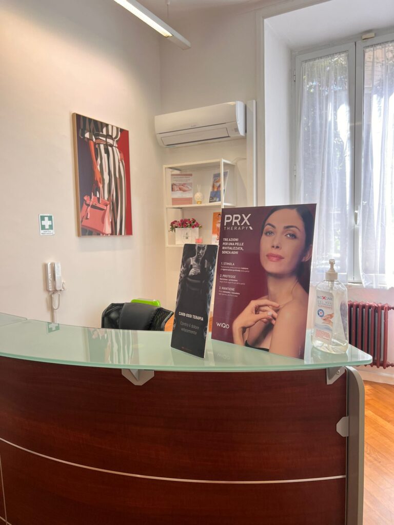 Ingresso dello studio di medicina estetica a Roma